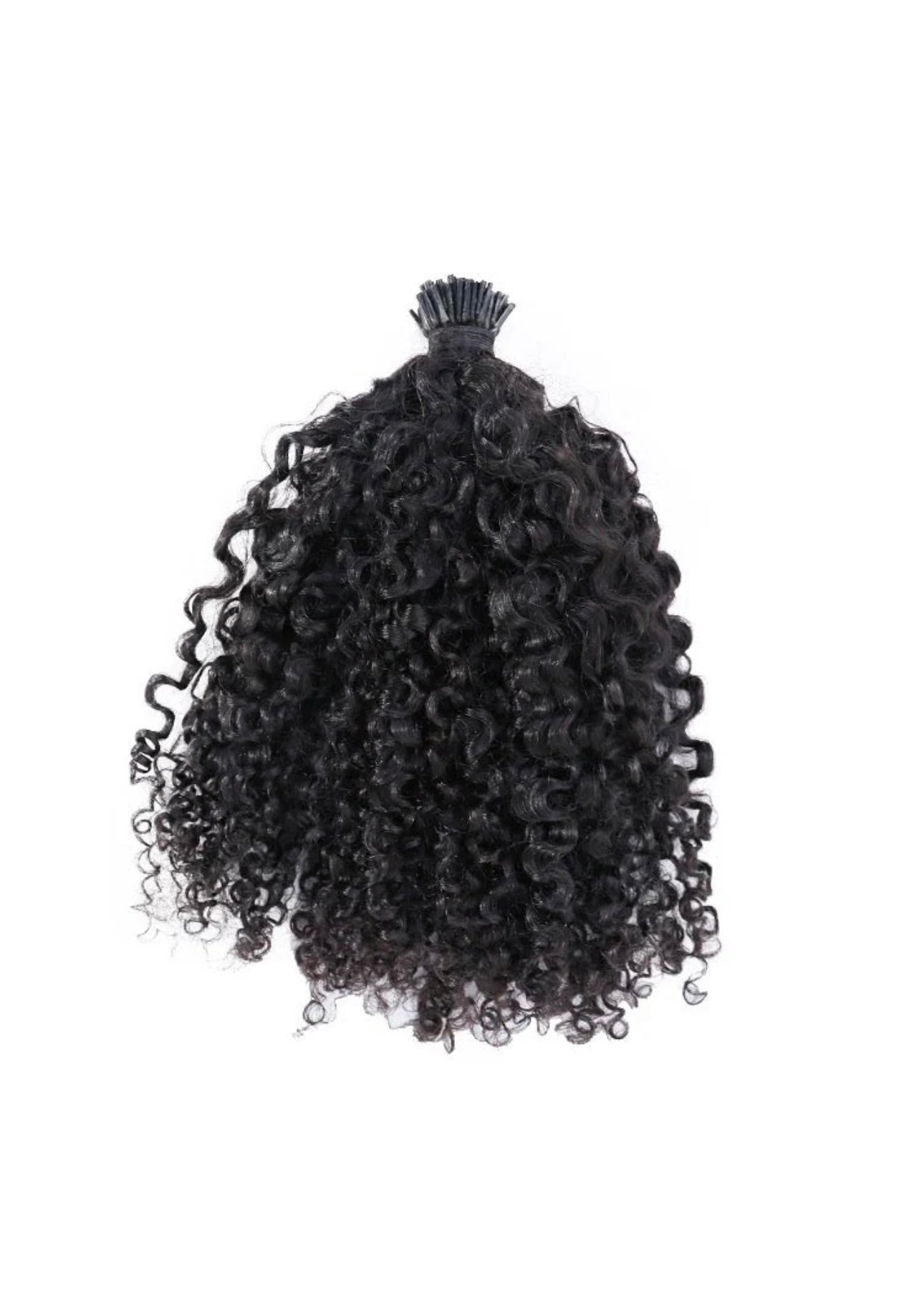 Cloudy Curly (3C/3B) I-tip Hair Extensions – Pearl Majesty