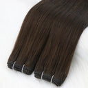 #2 DARK CHOCOLATE | Machine Weft Double Drawn Remy Extensions