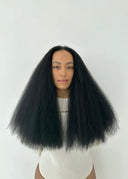 Kinky Straight I-tip Hair Extensions