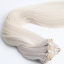 SNOW WHITE BLONDE | Machine Weft Double Drawn Remy Extensions