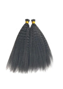 Kinky Straight I-tip Hair Extensions