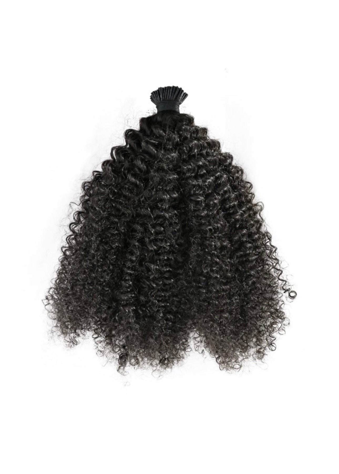 Deep Curly (4A/3C) I-tip Hair Extensions – Pearl Majesty