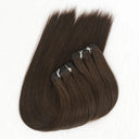 #2 DARK CHOCOLATE | Machine Weft Double Drawn Remy Extensions