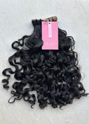 Burmese Curly (3B/3A) Tape-in Hair Extensions