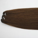 #4 HAZELNUT | Machine Weft Double Drawn Remy Extensions
